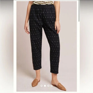 ANTHROPOLOGIE Ikat High Rise Beaded Beach Pants - Large